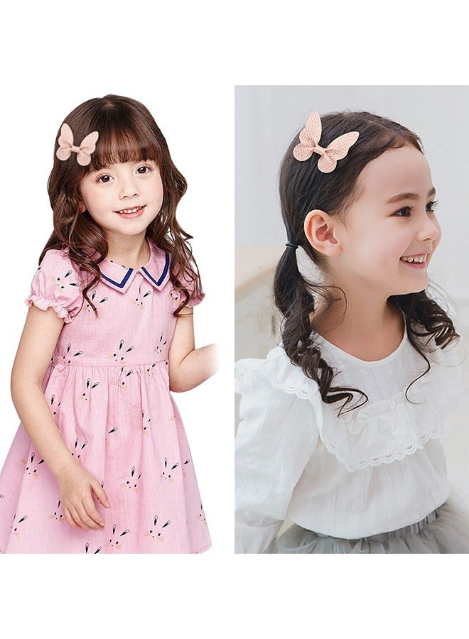 4 Pcs  Butterfly Hair Bows with Alligator Clips - Colorful and Safe Hair Accessories for Baby Girls, Toddlers, and Kids - Image 2