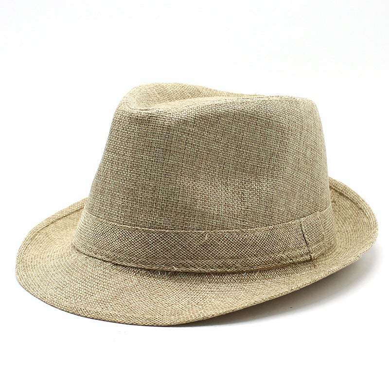 Feather Fedora Hat Unisex Autumn Winter Korean Fashion British  Hat - Image 1