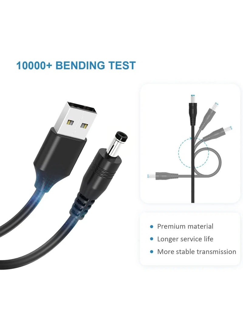 Stars Market 13 in 1 USB to DC 5V Universal DC Power Cable, USB to DC Charging Cord with 13pcs Adapter Plugs for Webcam Router, Power Bank, Toy, Recorder, Bluetooth Speaker, Scanner, DVR, Hard Disk Box, USB-HUB etc. - Image 5