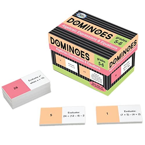 Didax Educational Resources Algebraic Expressions & Equations Dominoes Children's Mathematical Learning Aids Small - Image 5