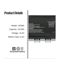Zexen KC04XL Laptop Battery Compatible for HP Envy X360 13-AG 13-AR 13-AH 13-AQ 13Z-AG000 13M-AG0001DX 13T-AQ000 13T-AQ100 HSTNN-DB8P HSTNN-IB8K KC04053 XL L0844 96-855 L08544-1C1  - Image 2