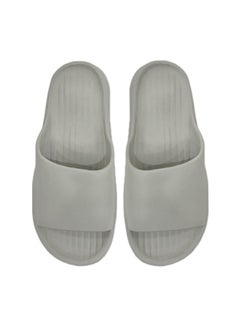 Miniso Relax in comfort with these gray puff series bathroom slippers for men in size 41-42. 