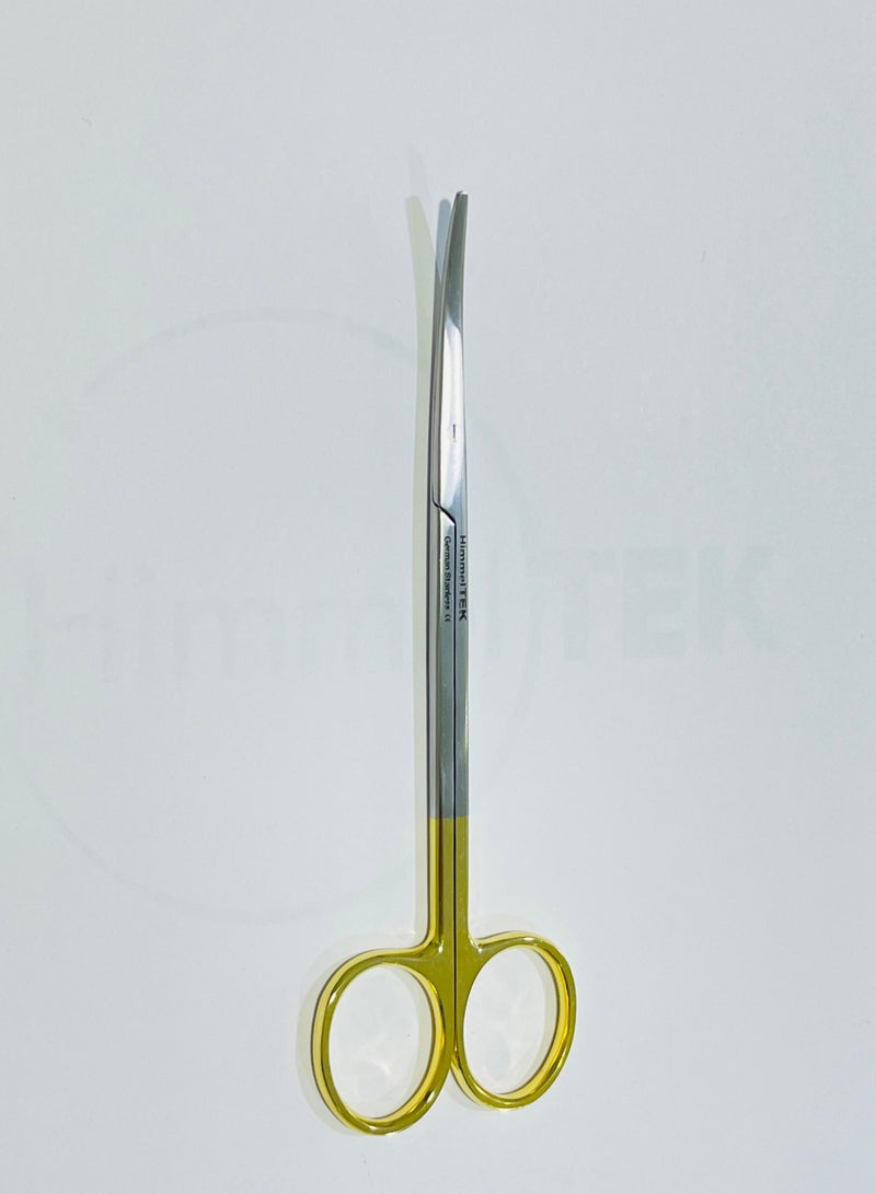 هيميل تك Metzenbaum TC مقص جراحي مطلي بالذهب – 8 بوصة منحني - Image 5