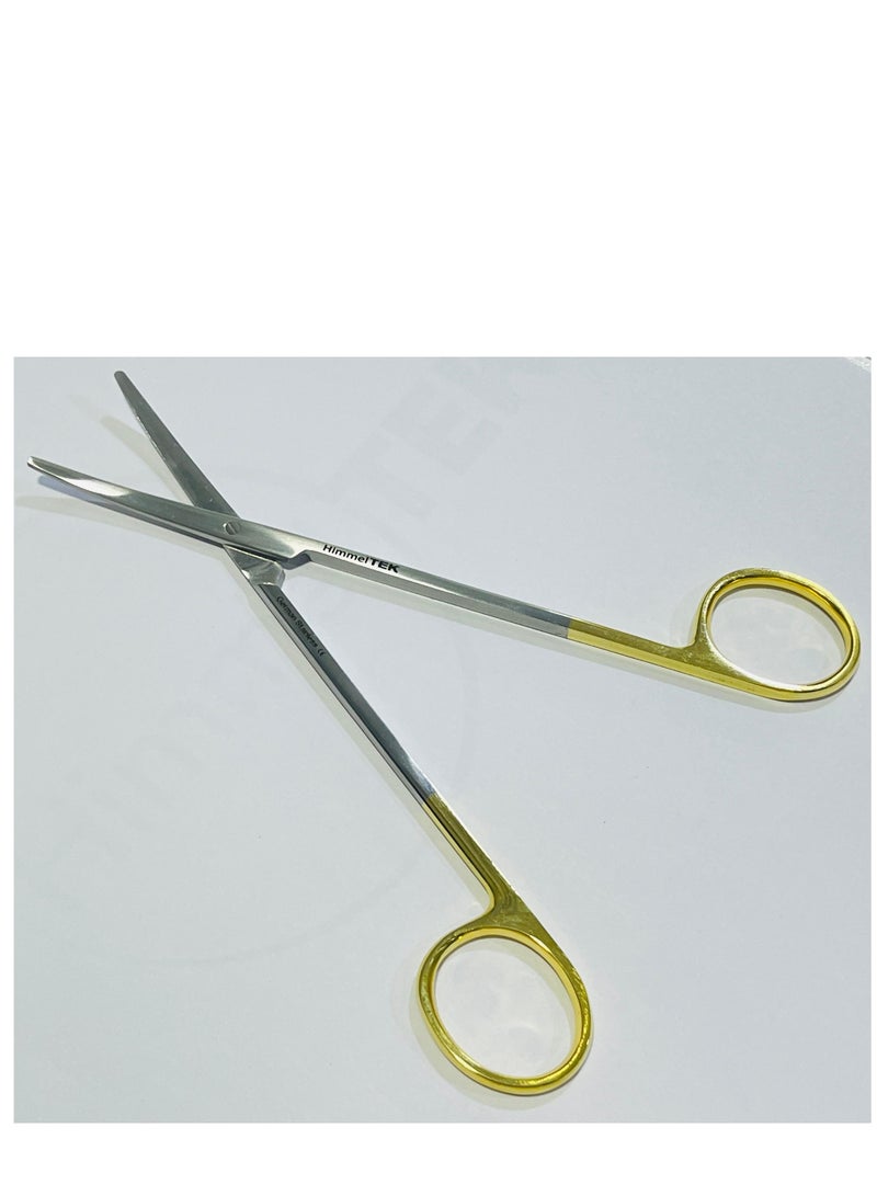 هيميل تك Metzenbaum TC مقص جراحي مطلي بالذهب – 8 بوصة منحني - Image 3