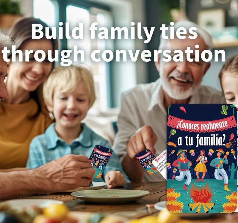 1step2dream Spanish Family Card Games | Fun Board Game for Family | Bilingual Conversation Starter for Party - Image 5