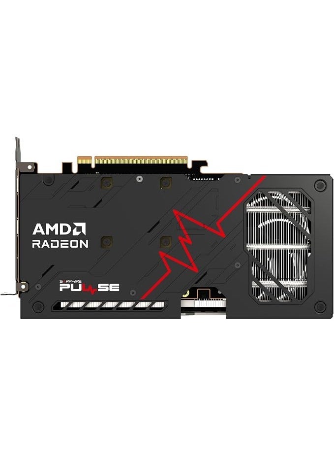 Sapphire Pulse AMD Radeon RX 9060 XT OC Gaming Edition 16GB GDDR6 Graphics Card, Dual HDMI, DisplayPort, Black - Image 4