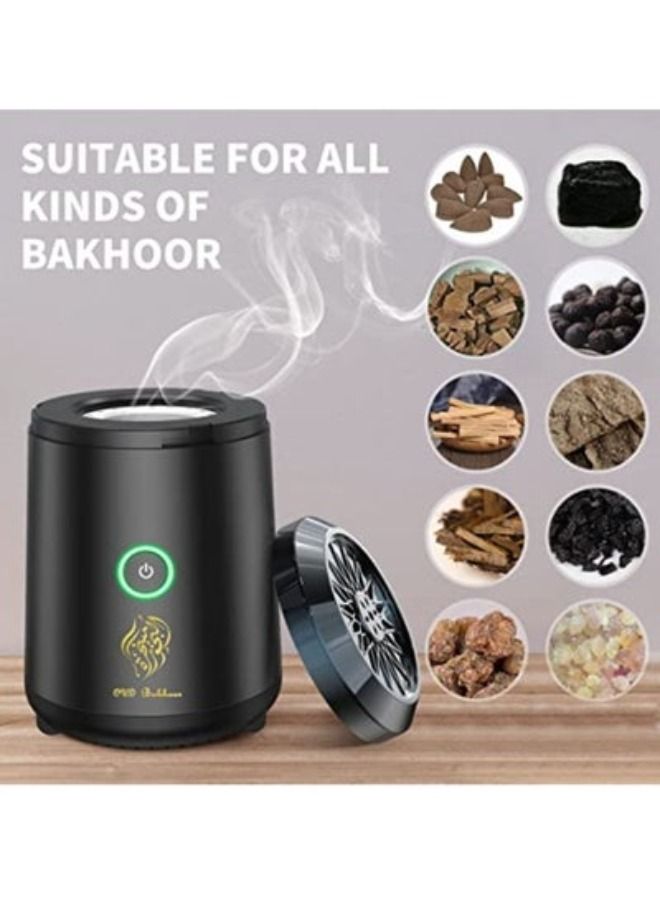 أكاليكس مصغرة الكهربائية البخور بخور الموقد ناشر رائحة أوسب قابلة للشحن للمنزل سيارة والسفر هدية عظيمة - Image 1