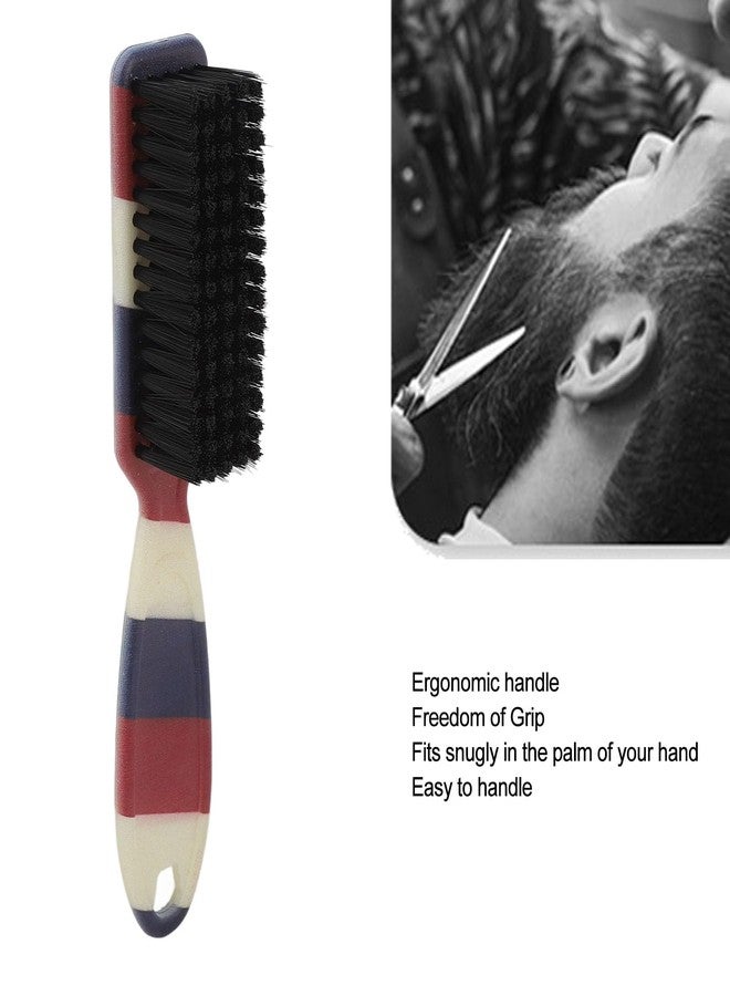 Kadimendium Soft Barber Fade Brush, 3pcs Beard Fade Brush Striped Pattern for Salon - Image 3