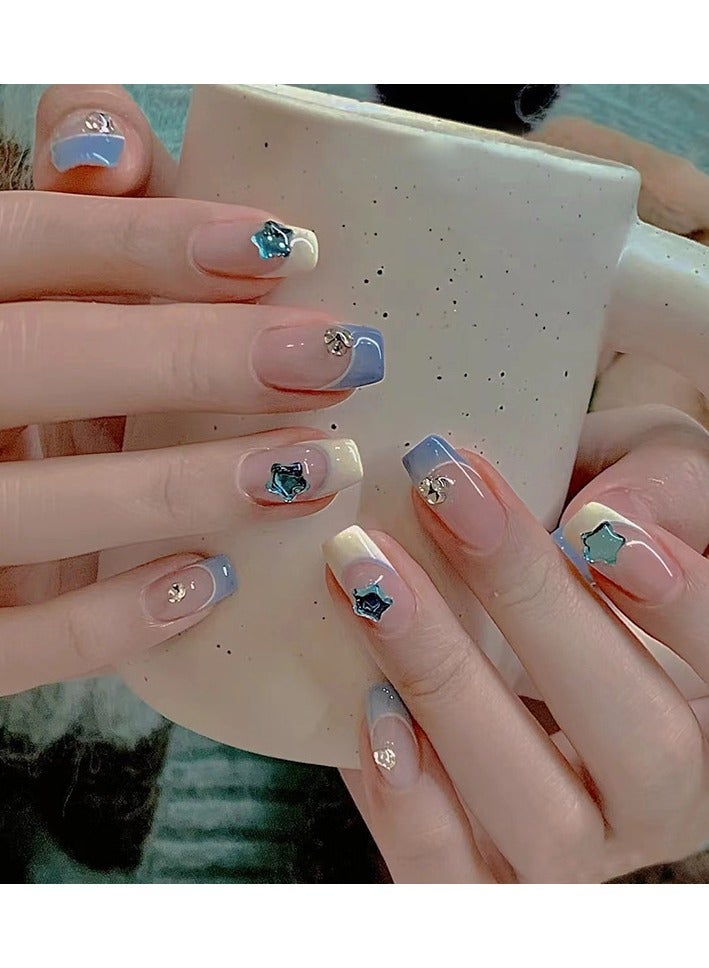 اضغط على أظافر 24 قطعة أظافر صناعية - Image 1