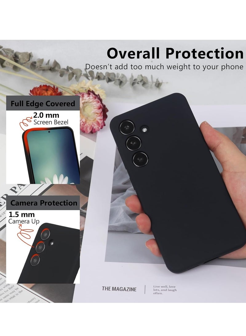 BORTONY Samsung Galaxy S23 FE Case Cover Flexible Soft Silicone Slim Fit Case for Galaxy S23 FE Anti Scratch with Inside Microfiber Lining Shockproof Protective Phone Case for Galaxy S23 FE Case 6.4 inch  - Image 4