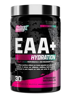 EAA+ Hydration Refuel Build Muscle Building Endurance And Muscle Recovery Strawberry Watermelon Flavor 30 Servings