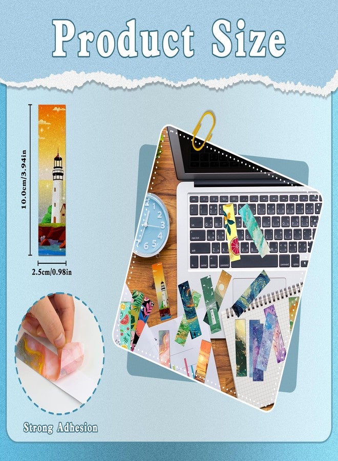 Bsenhe 120PCS Calming Strips Sensory Stickers Anxiety Relief Items Textured Stickers Classroom Fidgets Teen Adult Relieve Stress Mental Health Strips (Combination) - Image 2