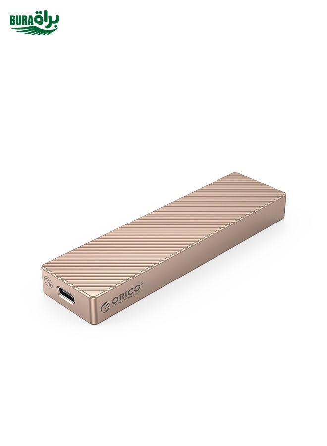 BURAQ ORICO FV15C3-G2-RG 10Gbps USB3.2 Gen2 Type-C M.2 NVMe/NGFF(SATA) Dual Protocol SSD Enclosure(Gold) - Image 1