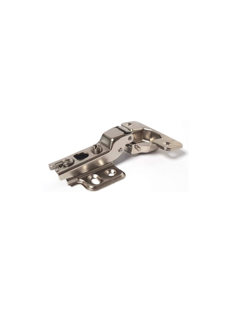 ROBUSTLINE - Robustline 110 Degree Angle Adjustable Stainless Steel Cabinet Door Concealed Cabinet Hinge Full Overlay Half Overlay Inset Hinges (6, Half Overlay) - Image 1