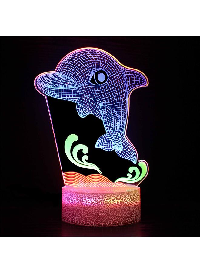 Bluejw Specialized E-commerce Animal Series 3D Night Light Colorful Touch Remote Control Desk Lamp Acrylic Bedside Atmosphere Lamp - Image 1