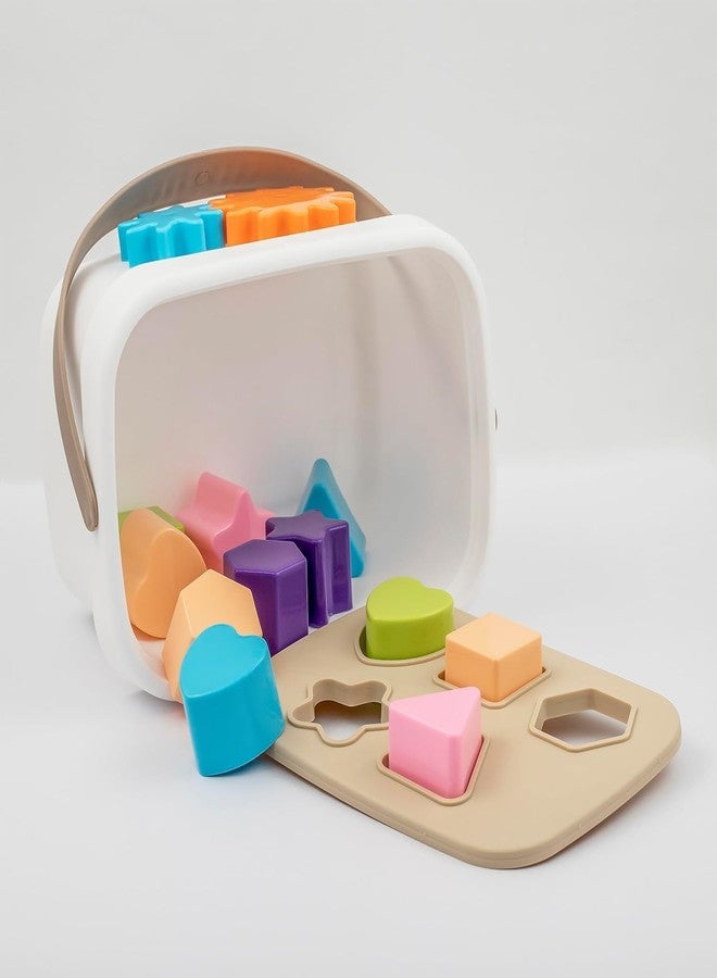 Avarin Shape Sorting Blocks Learning- Educational Activity Toys,Baby First Block Shape Sorting Toy for Toddlers, 10 Piece Colorful Sorter Cube Box & Shapes,1 Year Old Baby Toys - Image 4
