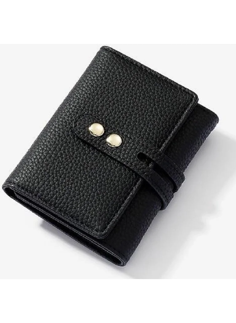 ستب وولفز Gold Detailed Women's Card Holder and Wallet