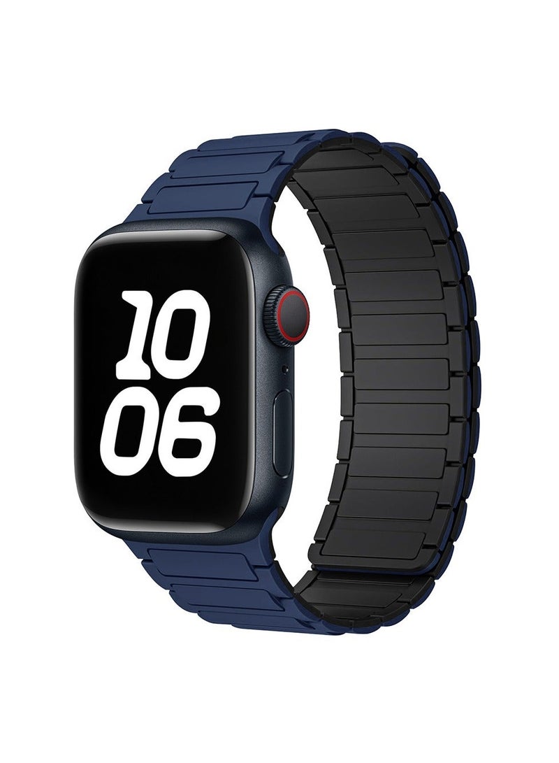 HablTech Magnetic Watch Staps Compatible with Apple Watch Band 38mm 40mm 41mm 42mm Silicone Replacement Wristband Strong Magnetic Attraction iWatch Series11/10/9/8/7/6/5/4/SE/SE1/SE2 - Image 1