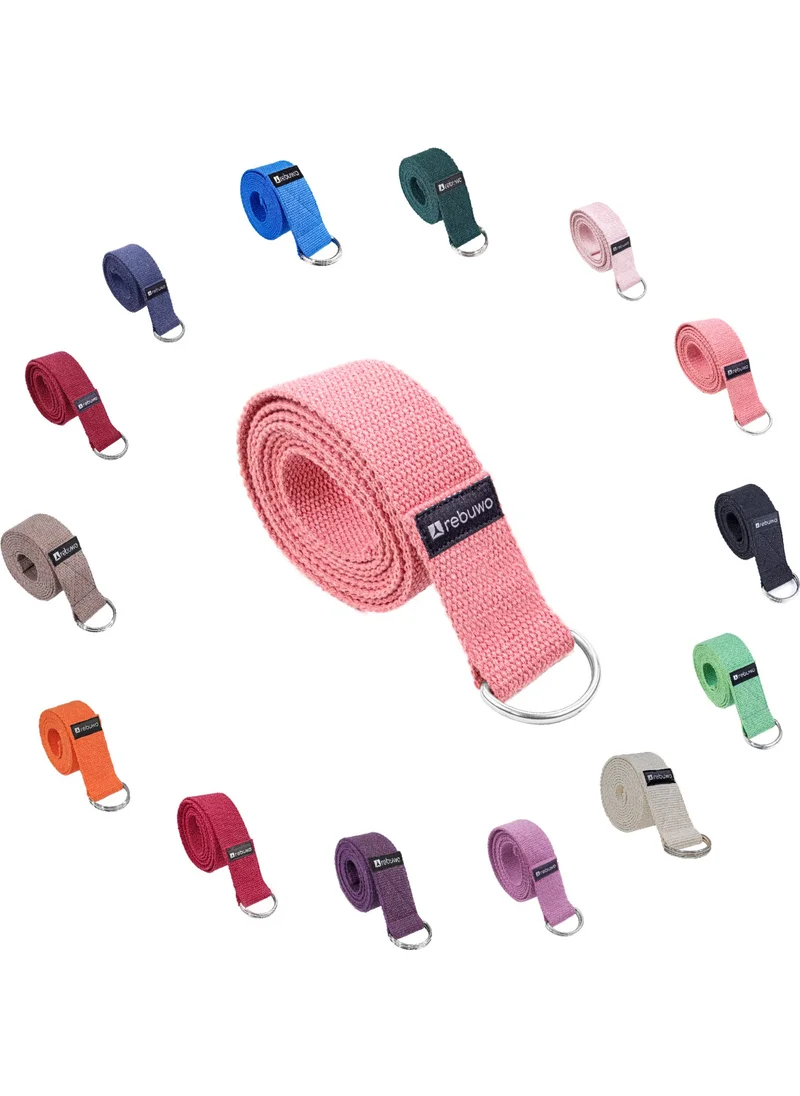 Rebuwo Natural 100% Cotton Yoga Belt 184 cm