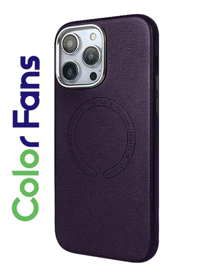 Case for iPhone 14 Pro Max Fashion Leather Magnetic Cover Purple - pzsku/Z16A0368CE9DE860DC007Z/45/_/1706188216/a44f3ca1-d28a-4970-9a80-44d43652a53b