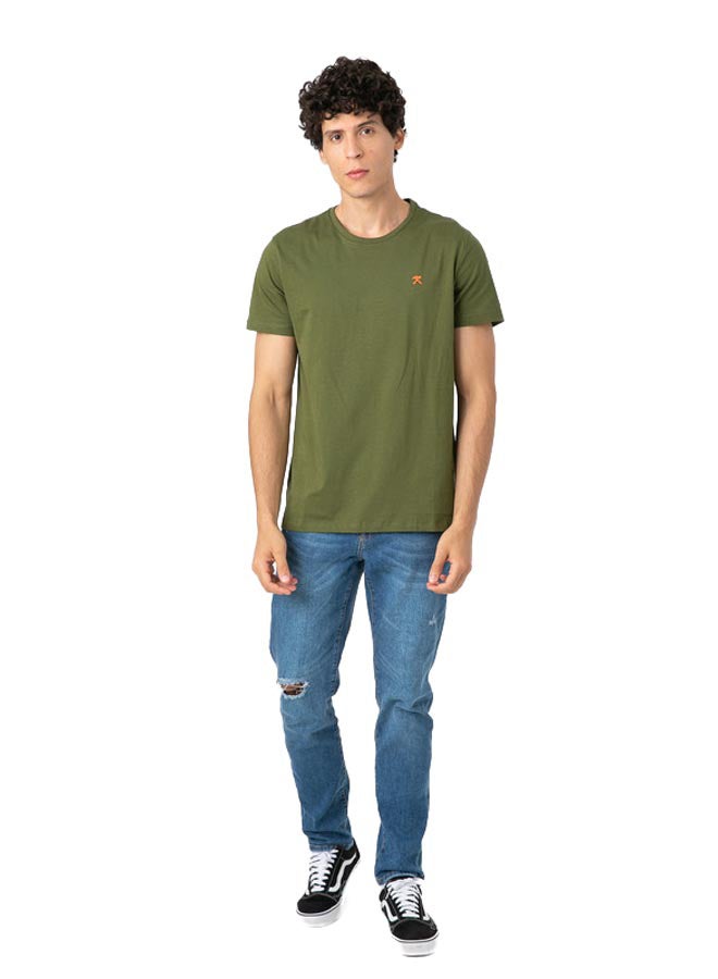 Marco Bergamo Round Neck T-Shirt With Logo  - Image 4