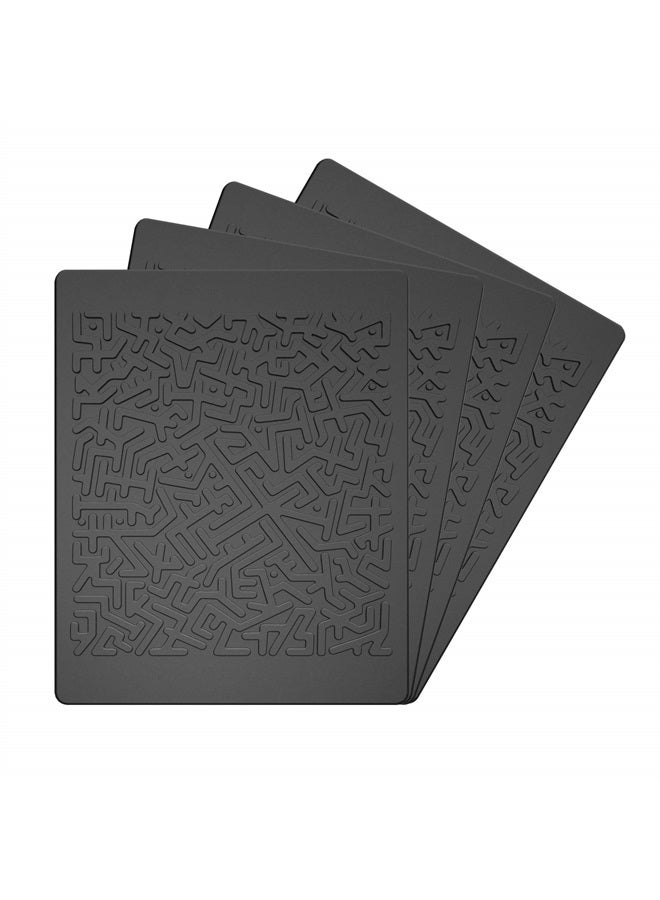 JIMISHA Anti Slip Pad Magic Sticky Gripping Pad Sticky Gel Pad Multifunctional Fixate Gel Pads Non-Slip Mounting Pad Cell Pad, 6.3 x 5.1 inch (4 Pack)  - Image 1