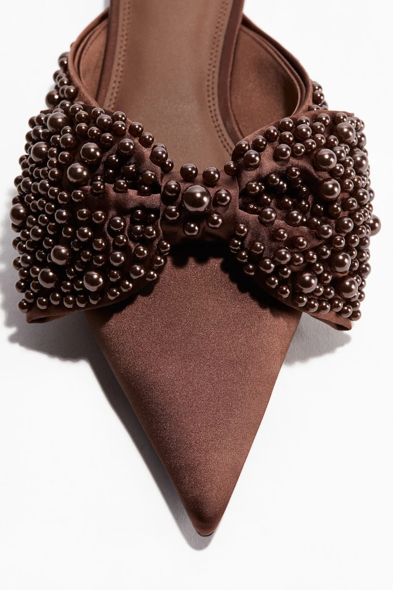 H&M Embellished mules