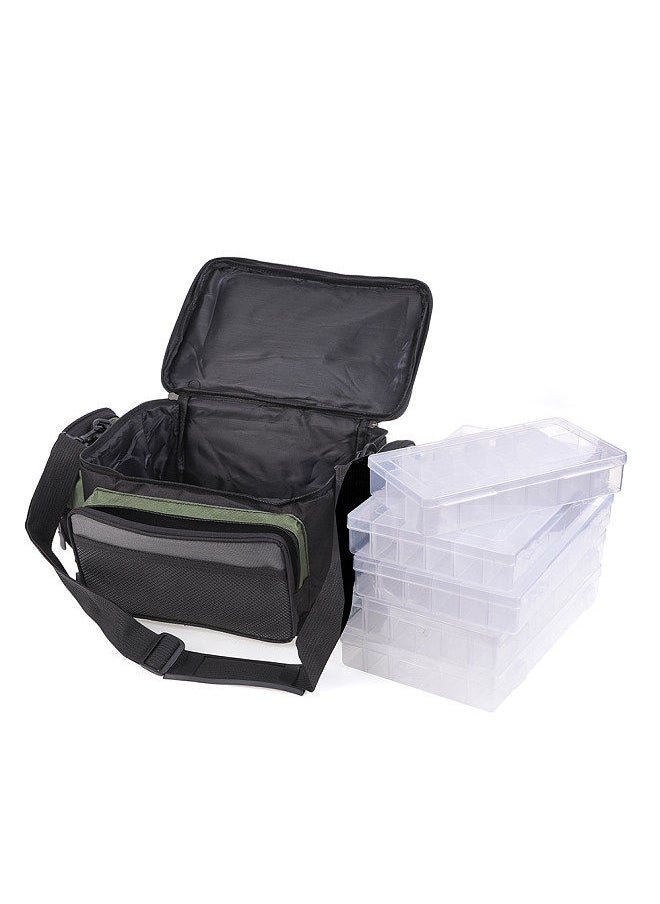 LEO Fishing Bag Multifunctional Outdoor Fishing Tackle Bag Pack Fishing Reel Lure Storage Shoulder Bag  - Image 4