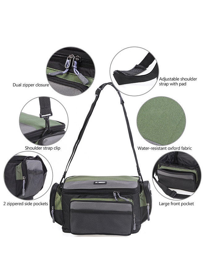 LEO Fishing Bag Multifunctional Outdoor Fishing Tackle Bag Pack Fishing Reel Lure Storage Shoulder Bag  - Image 5