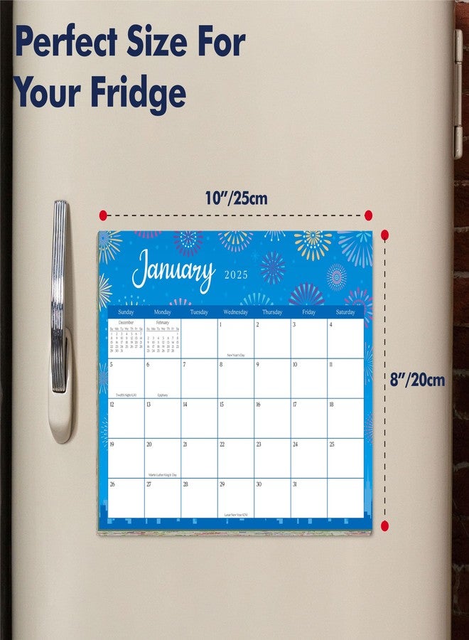 Vantasii 2025-2026 Magnetic Calendar, 24 Monthly Planner Calendar with 340+ Stickers, Fridge Calendar with Different Designs for Metal Cabinet, Refrigerator, School, Office, Home - Image 2