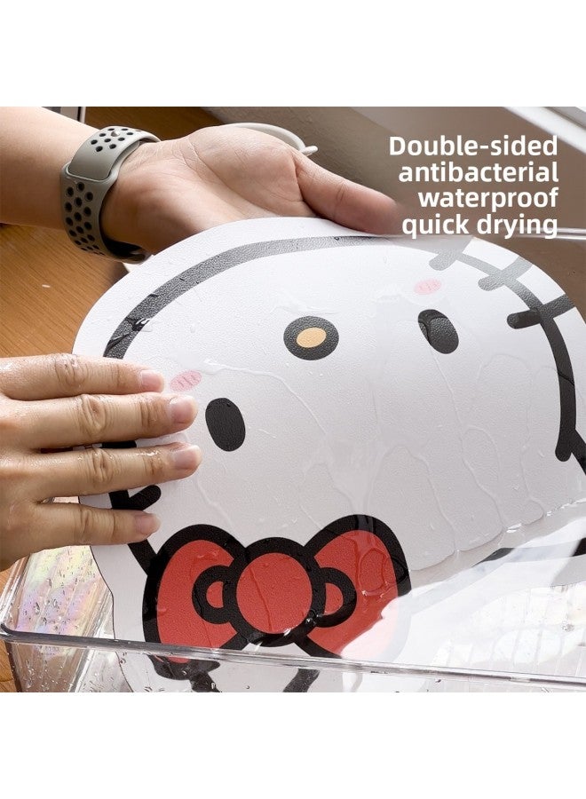 Cartoon Special-Shaped Mouse Pad Quick-Drying Small Size Girl's Cute Non-Slip Wear-Resistant Soft Pad Office Thickened Computer Book Desk Pad-pattern:KT 11  - Image 4