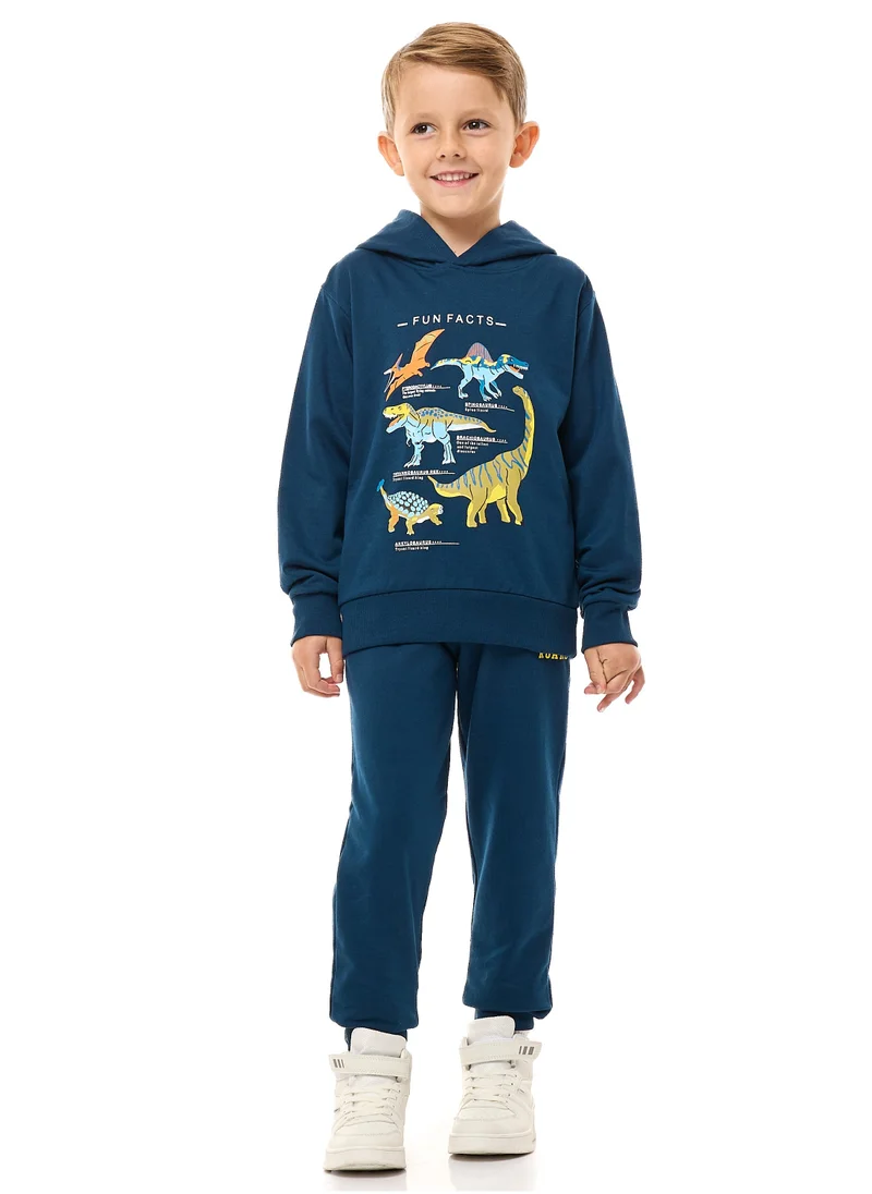 victor and jane Boys' 2-Piece Hoodie and Jogger Set  (2 -8 yrs) Navy