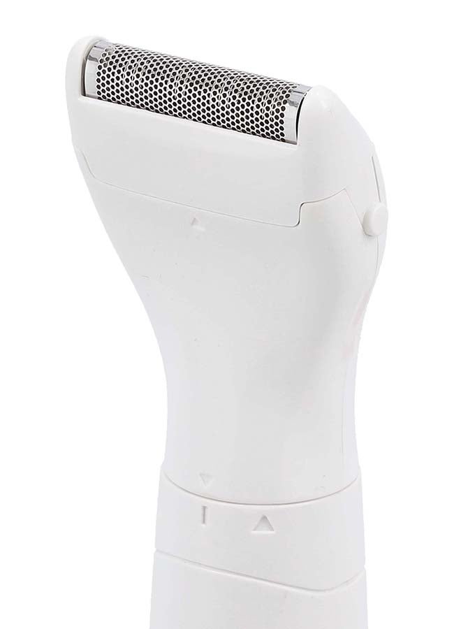 GEEPAS 4-in-1 Rechargeable Ladies Grooming Set, GLS86058 USB Cable Lip Hair Rotary Shaver, Hair Trimmer, Micro Shaver, Eyebrow Shaping Stainless Steel Blade Guide Comb White - Image 5