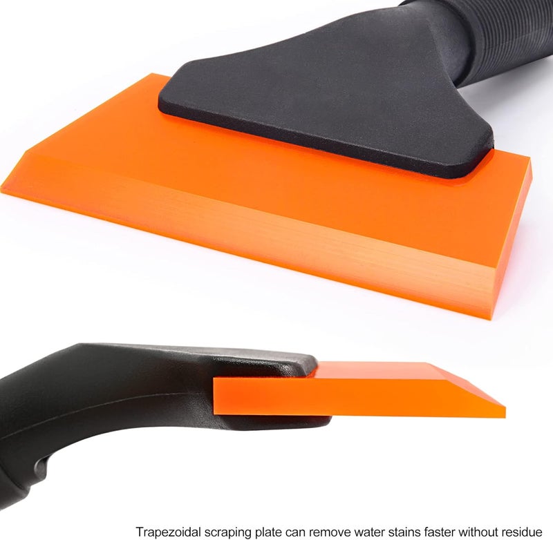 Ehdis Various size alternatives Ehdis Silicone Window Squeegee, Windscreen Squeegee, Car Shower Squeegee, Small for Car Window Cleaner, Bathroom, Kitchen, Cleaning Tool, 5 Inches, Orange KSA market popular practical build - Image 5