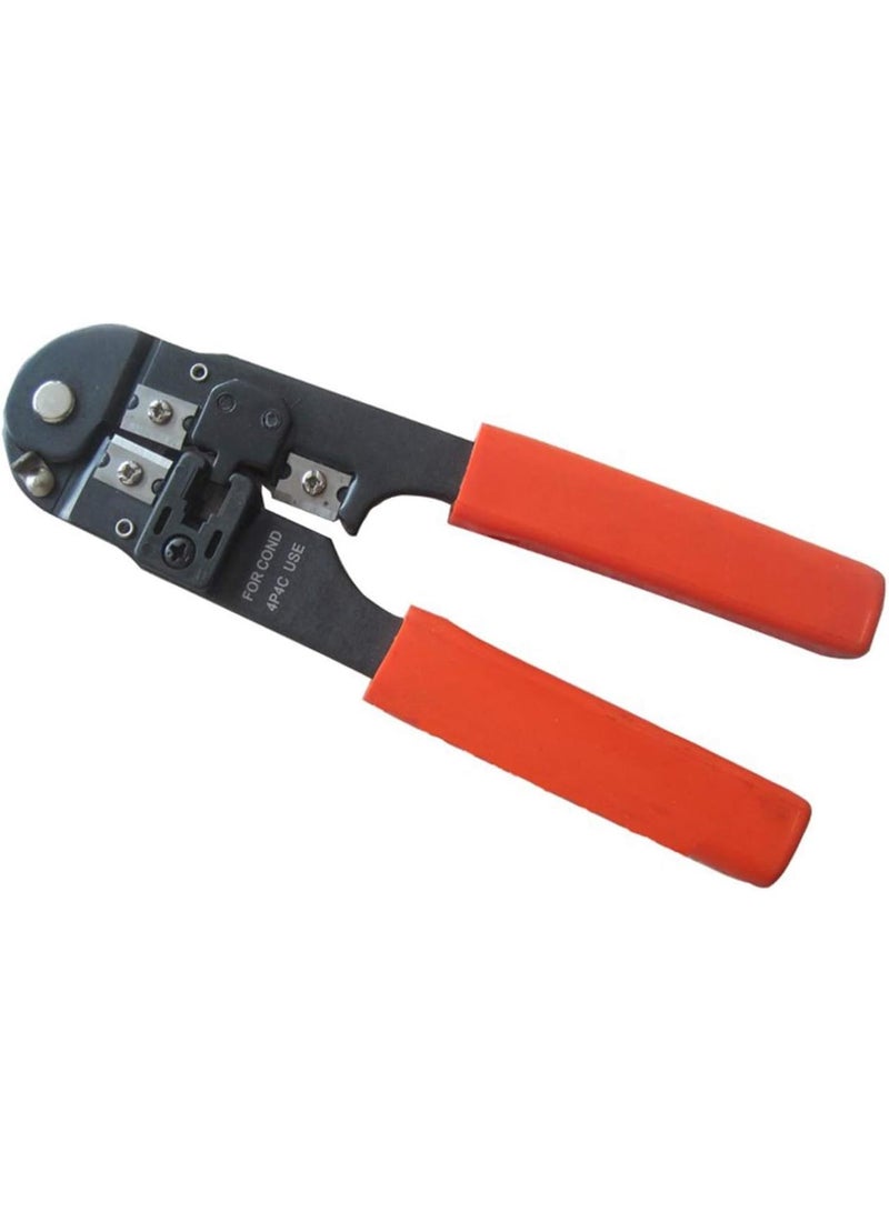 GGOOT Wire Stripper Network Hardware Tools, RJ10(4P) Network Crimping Tool Modular Telecom Tool  - Image 1