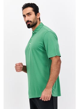 Greg Norman Men Sportswear Fit Short Sleeve Training Polo Shirt Green  - Image 2