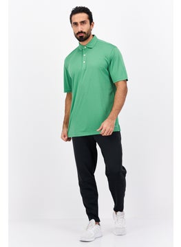 Greg Norman Men Sportswear Fit Short Sleeve Training Polo Shirt Green  - Image 4