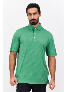 Greg Norman Men Sportswear Fit Short Sleeve Training Polo Shirt Green  - Image 1