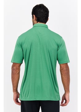 Greg Norman Men Sportswear Fit Short Sleeve Training Polo Shirt Green  - Image 3