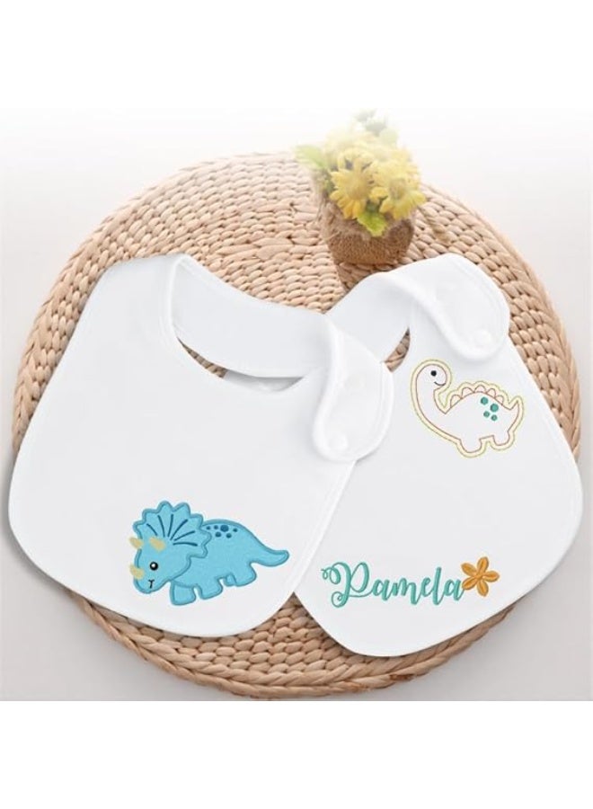 Baby Bandana Drool Bibs لينة وممتصة القطن العضوي Bandana Bibs مجموعة للفتيان والبنات حديثي الولادة Unisex ألوان عادية 0-36 أشهر 12 جهاز كمبيوتر شخصي - Image 2