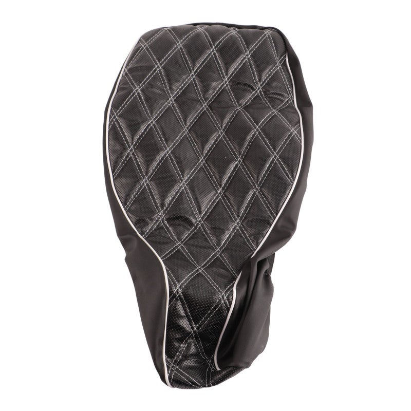 Saddle Leather Cover Black for 125/150 Sprint Fast Motorcycle Saddle - Safety Protection Durable Leather Cushion Cover for Vespa Vbb Vba Vnb - Image 1