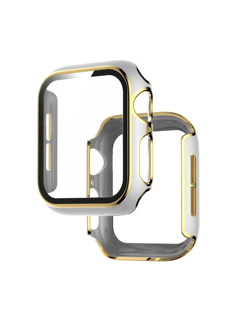 Y&D 2Piece Suitable For AppleWatch1/2/3 38mm universal Watch Tempered Film Integrated Protective Case - Image 1