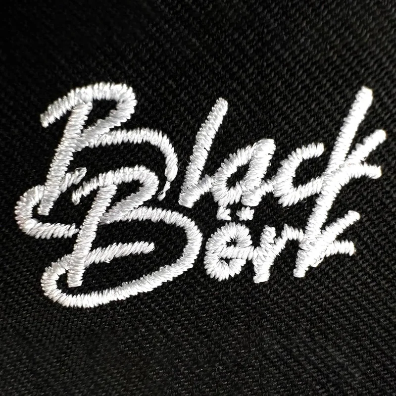 Black Börk V2 Baseball Not Today - Unisex Black Cordura Fabric Hat (Cap) with 3 Code Logo