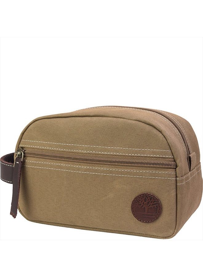 Timberland Canvas Travel Kit Khaki 1 One Size - Image 1