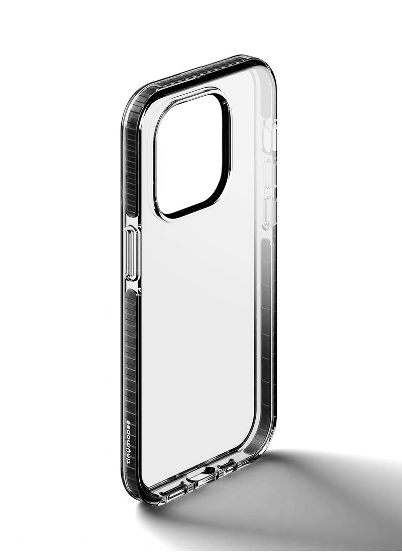 TinyMoose - iPhone 14 Pro 6.1 inch Phantom Grip Super Slim Drip iPhone Case for iPhone 14 Pro, Anti-Drop Shock Absorption, Anti-Scratch - Ghost Black - Image 1
