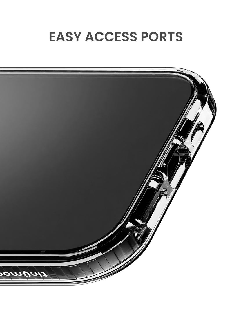 TinyMoose - iPhone 14 Pro 6.1 inch Phantom Grip Super Slim Drip iPhone Case for iPhone 14 Pro, Anti-Drop Shock Absorption, Anti-Scratch - Ghost Black - Image 1