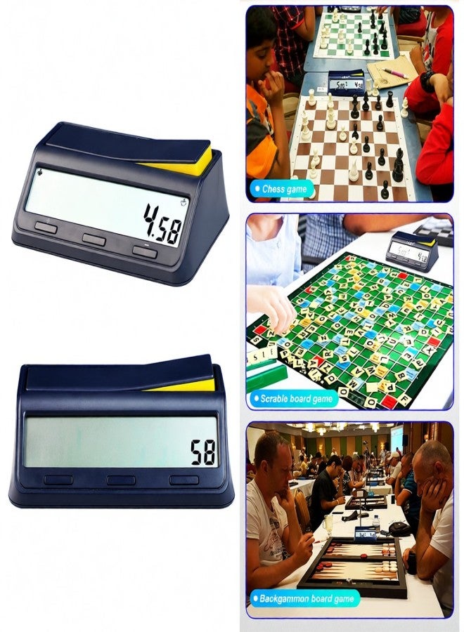 LEAP Chess Clock Digital Chess Timer Count Up Down with Delay and Alarm Function for Professional Chess Board Game - Image 5