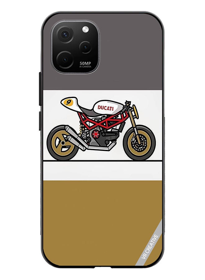 VR CREATIVE Protective Case Cover For Huawei Nova Y61 Ducati Design Multicolour - Image 1