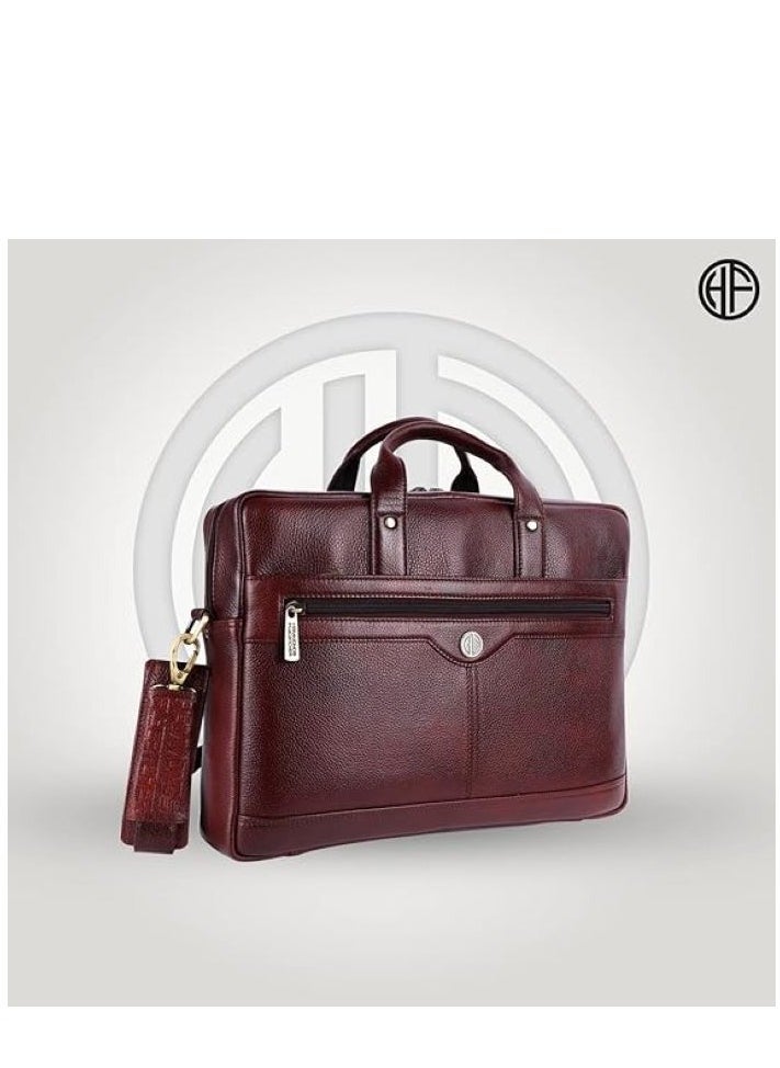 HAMMONDS FLYCATCHER Genuine Leather Executive Office Messenger Bag | 15.6" laptop | LB138V (NOMJ)  - Image 2