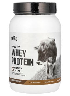 Level Grass Fed Whey Protein Powder Double Chocolate 2 lb (907 g) 